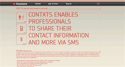 Desktop Screenshot of contxts.com