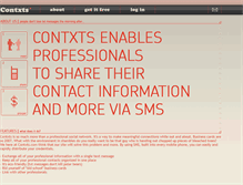 Tablet Screenshot of contxts.com